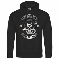 deinshirt Kapuzenpullover Herren Walk the line Schwarz/Grau