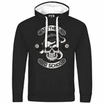 deinshirt Kapuzenpullover Herren Walk the line Schwarz/Beige