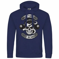 deinshirt Kapuzenpullover Herren Walk the line Dunkelblau/Blau