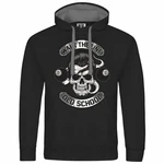 deinshirt Kapuzenpullover Herren Walk the line Schwarz/Beige/Grau
