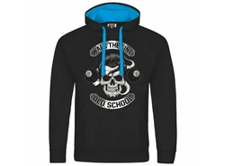 deinshirt Kapuzenpullover Herren Walk the line Schwarz/Beige