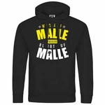 deinshirt Kapuzenpullover Was auf Malle passiert Gelb/Braun
