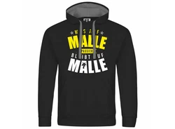 deinshirt Kapuzenpullover Was auf Malle passiert Gelb/Braun/Mintgrün