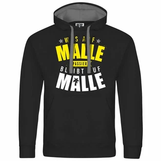 deinshirt Kapuzenpullover Was auf Malle passiert Gelb/Braun/Mintgrün deinshirt Kapuzenpullover Was auf Malle passiert Gelb/Braun/Mintgrün