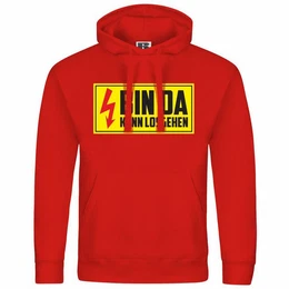 Kapuzenpullover Herren Kapuzenpullover Bin da kann losgehen Mit Print Motiv, Grafik