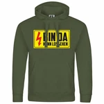 deinshirt Kapuzenpullover Bin da kann losgehen Grün/Dunkelgrün/Neonfarben deinshirt Kapuzenpullover Bin da kann losgehen Grün/Dunkelgrün/Neonfarben