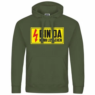 deinshirt Kapuzenpullover Bin da kann losgehen