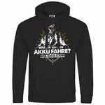 deinshirt Kapuzenpullover Warum ich ohne Akku fahre - weil ich es kann Dunkelgrün/Grün/Schwarz/Rot