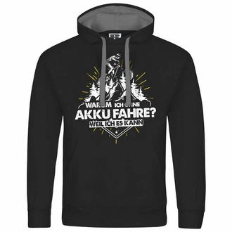 deinshirt Kapuzenpullover Warum ich ohne Akku fahre - weil ich es kann Schwarz/Blau/Gold/Dunkelgrün/Dunkelgrau deinshirt Kapuzenpullover Warum ich ohne Akku fahre - weil ich es kann Schwarz/Blau/Gold/Dunkelgrün/Dunkelgrau