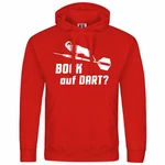 deinshirt Kapuzenpullover Bock auf Dart Dunkelrot/Rot deinshirt Kapuzenpullover Bock auf Dart Dunkelrot/Rot