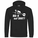 deinshirt Kapuzenpullover Bock auf Dart Schwarz/Braun/Hellblau/Grau deinshirt Kapuzenpullover Bock auf Dart Schwarz/Braun/Hellblau/Grau