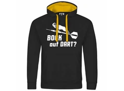 deinshirt Kapuzenpullover Bock auf Dart Braun/Schwarz/Dunkelgrau/Rot/Hellblau