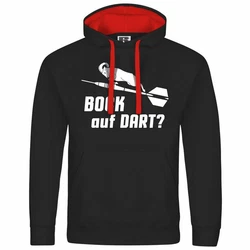 deinshirt Kapuzenpullover Bock auf Dart Braun/Schwarz/Hellblau/Dunkelrot/Bordeaux/Rot