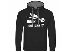 deinshirt Kapuzenpullover Bock auf Dart Schwarz/Dunkelgrau/Braun/Rot/Grau