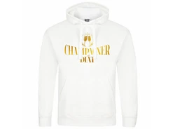 deinshirt Kapuzenpullover Champagner Dit Mit Print Motiv Champagner