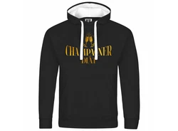 deinshirt Kapuzenpullover Champagner Dit Mit Print Motiv Champagner
