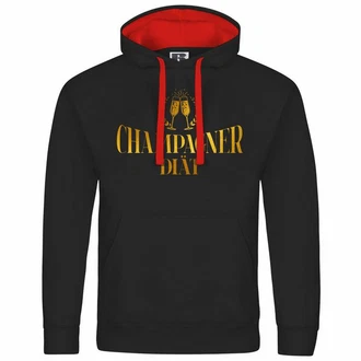 deinshirt Kapuzenpullover Champagner Dit Mit Print Motiv Rot/Dunkelrot deinshirt Kapuzenpullover Champagner Dit Mit Print Motiv Rot/Dunkelrot