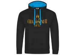 deinshirt Kapuzenpullover Champagner Dit Mit Print Motiv Champagner