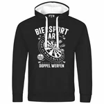 deinshirt Kapuzenpullover Herren Biersport Dart Schwarz/Dunkelgrau/Beige deinshirt Kapuzenpullover Herren Biersport Dart Schwarz/Dunkelgrau/Beige