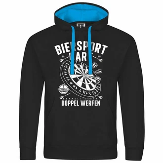 deinshirt Kapuzenpullover Herren Biersport Dart