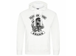 deinshirt Kapuzenpullover Club der alten Scke Grün/Grau/Gelb/Weiß