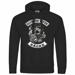 deinshirt Kapuzenpullover Club der alten Scke Schwarz