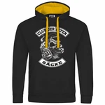 deinshirt Kapuzenpullover Club der alten Scke Schwarz/Gelb