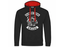 deinshirt Kapuzenpullover Club der alten Scke Schwarz
