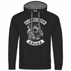 deinshirt Kapuzenpullover Club der alten Scke Schwarz