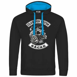 deinshirt Kapuzenpullover Club der alten Scke Schwarz