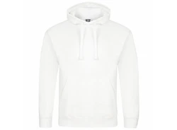 deinshirt Kapuzenpullover Bitte nicht schubsen habe Wein in der Hand Weiß/Creme