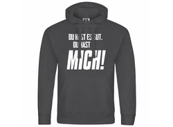 deinshirt Kapuzenpullover Herren Mintgrün/Schwarz/Grau/Dunkelgrau/Hellgrau