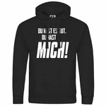 deinshirt Kapuzenpullover Herren Schwarz/Mintgrün/Grau