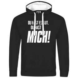 deinshirt Kapuzenpullover Herren Mintgrün/Schwarz/Grau
