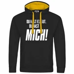 deinshirt Kapuzenpullover Herren Schwarz/Grau/Mintgrün/Gelb