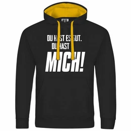 Kapuzenpullover Herren Kapuzenpullover Du hast es gut du hast mich Mit Print Motiv, Grafik