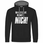 deinshirt Kapuzenpullover Herren Mintgrün/Schwarz/Grau deinshirt Kapuzenpullover Herren Mintgrün/Schwarz/Grau