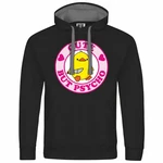deinshirt Kapuzenpullover Cute but Psycho Schwarz/Gelb/Rosa/Orange