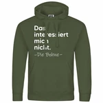 deinshirt Kapuzenpullover Herren Das interessiert mich nicht. DIE BOHNE Grün/Dunkelgrün deinshirt Kapuzenpullover Herren Das interessiert mich nicht. DIE BOHNE Grün/Dunkelgrün