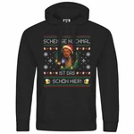 deinshirt Kapuzenpullover Scheie nochmal ist das schn hier Mit Print Motiv Schwarz