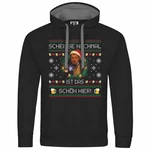 deinshirt Kapuzenpullover Scheie nochmal ist das schn hier Mit Print Motiv Schwarz