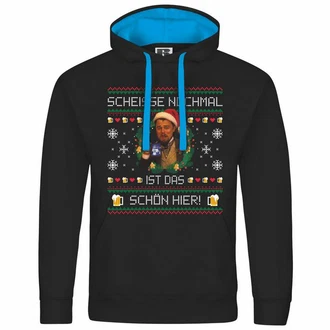 deinshirt Kapuzenpullover Scheie nochmal ist das schn hier Mit Print Motiv