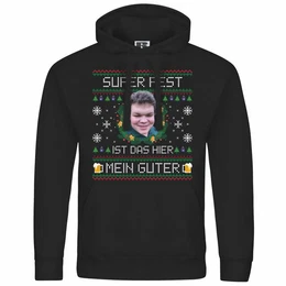 Kapuzenpullover Herren Kapuzenpullover SUPER FEST ist das hier Mein Guter Mit Print Motiv, Grafik