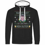 deinshirt Kapuzenpullover SUPER FEST Mit Print Grafik Silber
