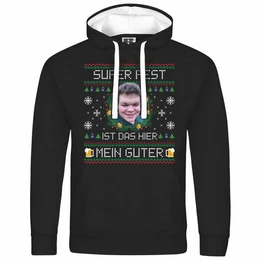 Kapuzenpullover Herren Kapuzenpullover SUPER FEST ist das hier Mein Guter Mit Print Motiv, Grafik