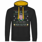 deinshirt Kapuzenpullover SUPER FEST Mit Print Grafik Silber
