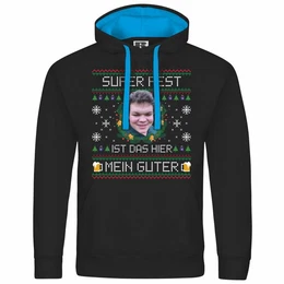 Kapuzenpullover Herren Kapuzenpullover SUPER FEST ist das hier Mein Guter Mit Print Motiv, Grafik