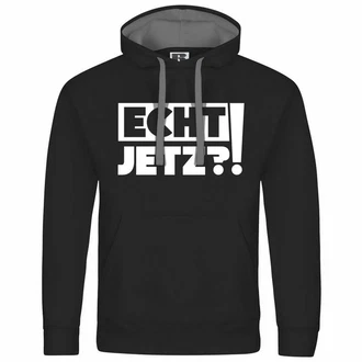 deinshirt Kapuzenpullover Herren Echt jetzt Mit Print Motiv Schwarz deinshirt Kapuzenpullover Herren Echt jetzt Mit Print Motiv Schwarz