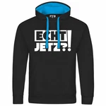 deinshirt Kapuzenpullover Herren Echt jetzt Mit Print Motiv Schwarz