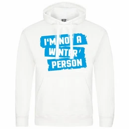 Kapuzenpullover Herren Kapuzenpullover Im not a winter person Mit Print Motiv, Grafik